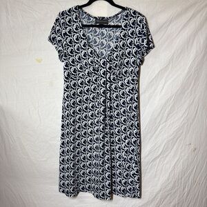 Connected Apparel size 14 slinky stretch blend dress pull over knee length‎